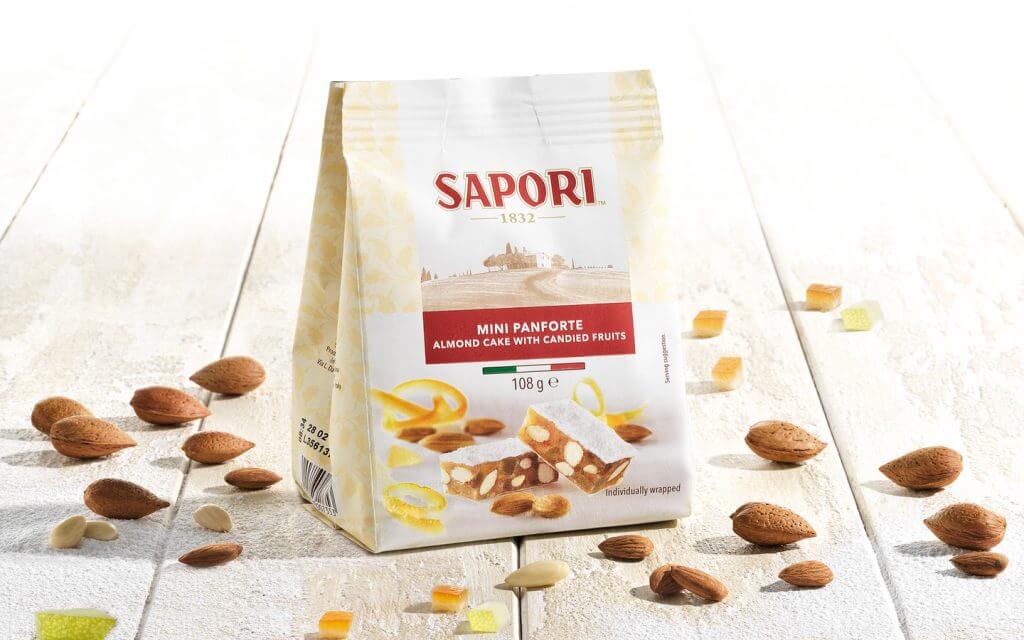 Mini Panforte with almonds and candied fruit - Sapori 1832