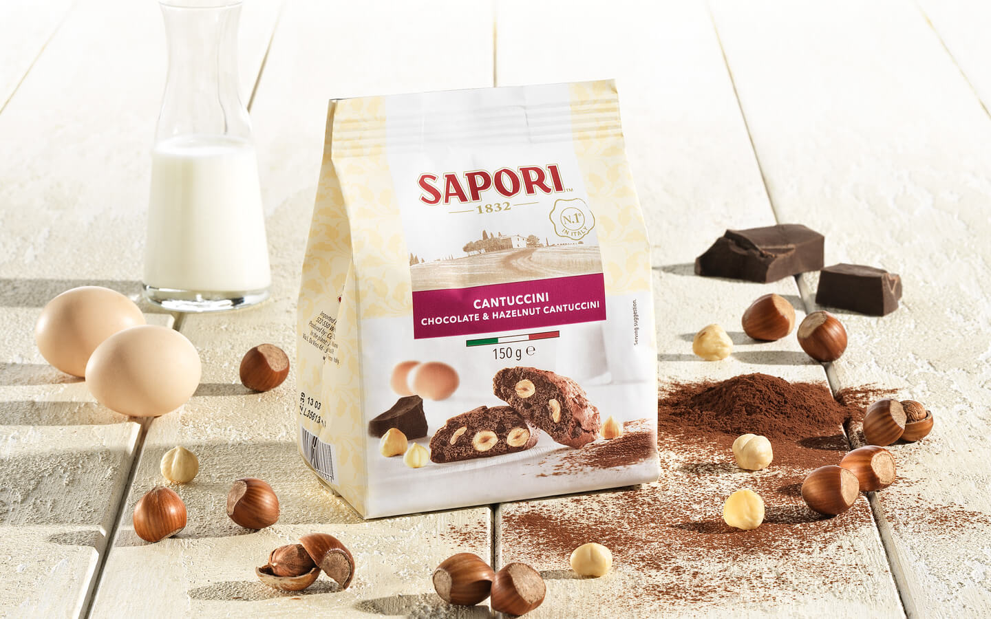 Cantuccini chocolate & hazelnuts - Fosforica